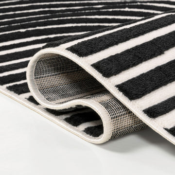 Skagen Minimalist Curve Geometric Area Rug